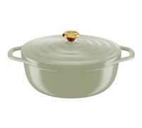Tefal Cocotte en fonte ovale 30cm, Cocotte légère en fonte d'aluminium, Nettoyage facile, Revêtement en céramique sûr, Couvercle de condensation, Compatibilité four, Induction, Air E2668925