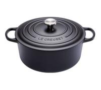 Cocotte SIGNATURE en Fonte Émaillée Ronde 26 cm NOIR MAT