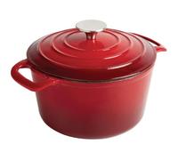 Vogue Cocotte ronde en fonte Rouge 120 x 205 mm 3,2 l