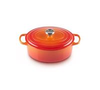 Cocotte en fonte - Volcanique - Émaillée - 40 cm - Orange