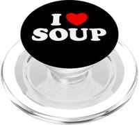 Cocotte en Pierre avec Inscription « I Love Soup » PopSockets PopGrip pour MagSafe
