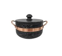 Cocotte en Pierre Ollaire - LE BARBECUE GAULOIS - 3 L - Antibactérienne - Écologique - Cuisson Saine