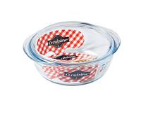 Cocotte en verre avec couvercle ronde 2.1 L O Cuisine France