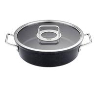 Fissler Adamant Cocotte En Aluminium (28 cm, 4,3 l) Sautoir Avec Revêtement Antiadhésif, Avec Couvercle En Verre, Compatible Induction
