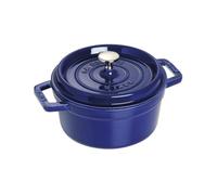 Cocotte Fonte Emaillée Ronde Bleu Intense 22cm …