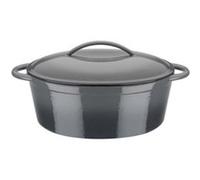 Cocotte fonte massive GSW GREY SHADOW 33 25 cm Ovale Induction G