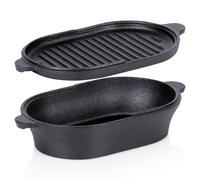 Cocotte Fonte Multifonction 28x16cm 1.2L Couvercle Grill Vilde Cast Line