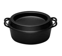 Cocotte fonte ovale Doufeu 32 cm 7,2 L noir mat Le Creuset