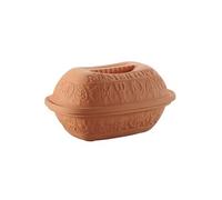 Cocotte four rectangulaire en argile naturelle 1.5l terracotta Romertopf 9110282