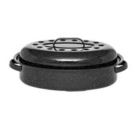 Cocotte - GRANITEWARE - Roaster - Acier émaillé - Format moyen - 4 litres