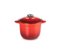 Cocotte haute EVERY en fonte émaillée Ronde 18 cm Cerise