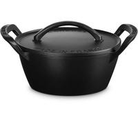 Cocotte LE CREUSET barbecue 25cm noir mat