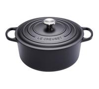 Cocotte - Le Creuset - Fonte Émaillée - 30cm - Noir Mat - Couvercle Hermétique