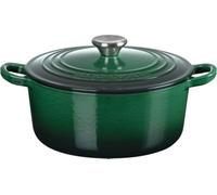 Cocotte LE CREUSET Tradition 22cm Cactus bouton inox