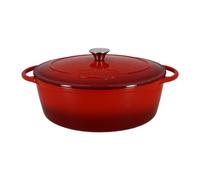 Cocotte - Menastyl - 6020102 - Ovale - En Fonte Acier émaillé - Rouge - 6,5 Litres Menastyl