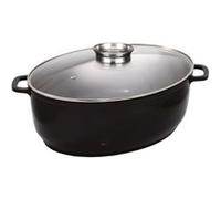 Cocotte mijoteuse ovale 43cm/11l noir Baumalu 384931 noir
