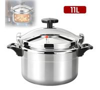 Cocotte Minute 11 L, Autocuiseurs en Alliage d'aluminium avec Valve de Sécurité, pour la Plupart des Types de Plaques de Cuisson