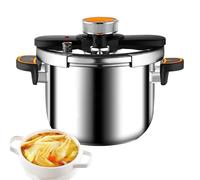 Cocotte Minute 4L/6L/8L,Cocotte Minute Induction,Autocuiseurautocuiseurs Professionnels Aluminium Avec Système Couvercle à Verrouillage Sécurisé,Double Poignée, Multicuiseur à Cuisson Convient (6L)