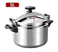 Cocotte Minute - 9L Anti-Explosion - Cuisson Rapide et Uniforme - Gaz - Pour Famille et Restaurant - Autocuiseur
