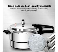 Cocotte minute 9L - Autocuiseur professionnel - Autocuiseur aluminium - 26cm fond -Antidéflagrant-Cuisinières gaz plaques induction