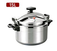 Cocotte Minute Antidéflagrant 15L - Autocuiseur En Aluminium - Double Fond 30cm - Résistant À La Pression Haute Température