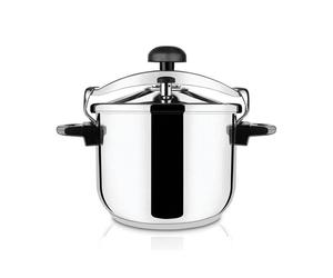 Cocotte minute - LACOR - Classique - 10 L - Inox - Tous feux compatibles