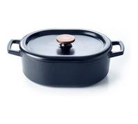BEKA Cocotte fonte + couvercle 31 cm - 5.5 L - Noir