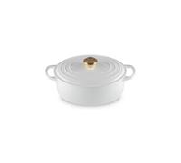 Cocotte Oval Evolution en Fonte émaillée 29 cm Blanc