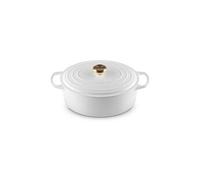 Cocotte Oval Evolution en Fonte émaillée 31 cm Blanc