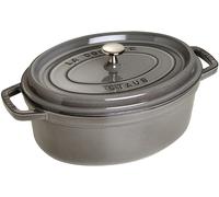 Cocotte Ovale 27 Cm Gris Graphite En Fonte Staub 40500-276