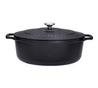Cocotte ovale 27 cm noir - - Noir - Fonte