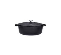 Chasseur Cocotte ovale 27 cm – fonte – noir