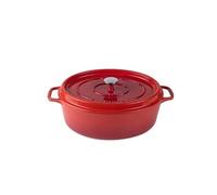 Cocotte ovale 27 cm Rubis - Invicta - Rouge - Fonte