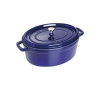 Staub Cocotte Ovale 29 cm 4,25 L Fonte émaillée Bleu intense