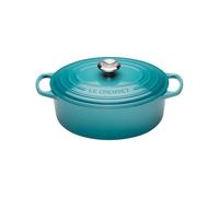 Cocotte SIGNATURE en Fonte Émaillée Ovale 31 cm CARAÏBES