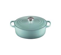 Cocotte Ovale 31 cm Le Creuset Signature Fonte 21178317174430 Sea Salt