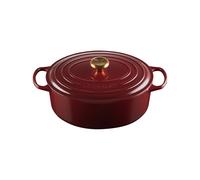 Cocotte Ovale 31 cm Le Creuset Signature Fonte 21178319494441 Garnet