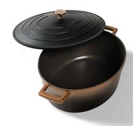 Cocotte ovale 32x25 cm Or rose | avec couvercle