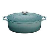 Cocotte ovale 33 cm Chasseur bleu - Chasseur - Bleu - Fonte émaillée bleu G