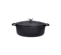 Chasseur Cocotte ovale en fonte 35cm noir - puc473501