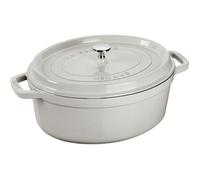 Staub Cocotte ovale Truffe blanche — Taille 37 cm