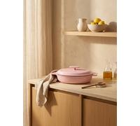 Cocotte Ovale Avec Couvercle - Enamel Rose