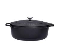 Cocotte ovale - CHASSEUR - PUC472701 - Fonte émaillée - 27 cm - 3,6L - Noir mat