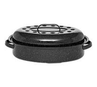 Cocotte ovale en acier carbon 38x26cm Warmcook 0508 Noir G