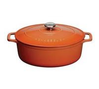 Cocotte ovale en fonte 33cm chestnut Chasseur PUC473399 orange G