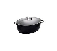 Cocotte ovale en fonte d'aluminium 43cm noir 382931
