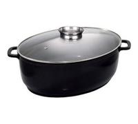 Cocotte ovale en fonte d'aluminium 43cm noir Baumalu 382931 noir G
