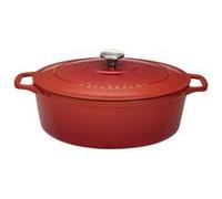 Cocotte ovale en fonte émaillée 27cm rubis sublime Chasseur puc472758 Rouge G