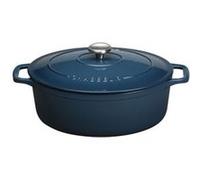 Cocotte ovale en fonte émaillée 29cm bleu Chasseur PUC472997 bleu G