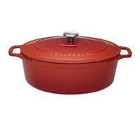 Cocotte ovale en fonte émaillée 31cm rubis sublime Chasseur puc473158 rouge G